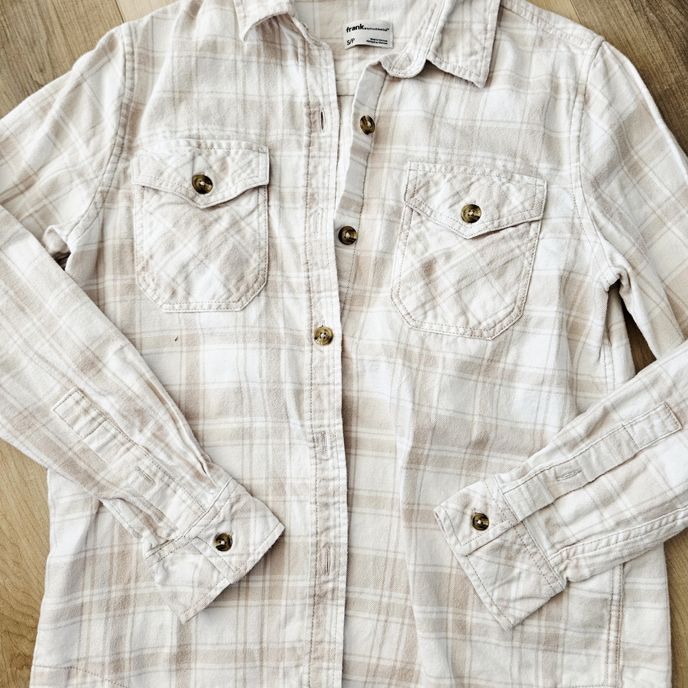 Frank + Oak Plaid Button-Up Shirt